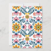 Invitation La Fête des mariées Colère Mexicaine (Dos)