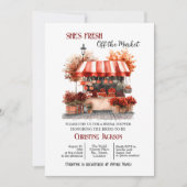 Invitation La Fête des mariées de la Bourgogne rouge "Hors du (Devant)