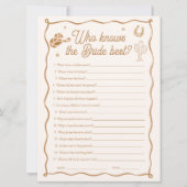 Invitation La Fête des mariées de l'Ouest qui connaît la mari (Devant)