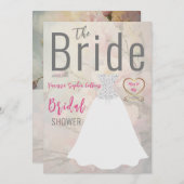 Invitation La Fête des mariées des épouses (Devant / Derrière)