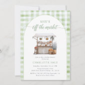 Invitation La Fête des mariées des fermiers sur le marché (Devant)