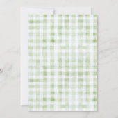 Invitation La Fête des mariées des fermiers sur le marché (Dos)