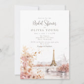 Invitation La Fête des mariées Parisienne (Devant)