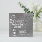 Invitation La fête des os d'Halloween de la tombe des morts-v (Debout devant)