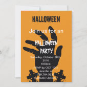 Invitation La fête d'Halloween (Devant)