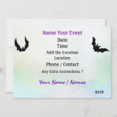 Invitation La fête d'Halloween de Rockin (Dos)