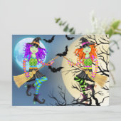 Invitation La fête d'Halloween de Rockin (Debout devant)