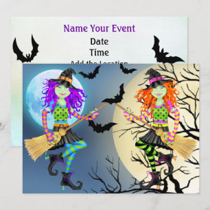 Invitation La fête d'Halloween de Rockin