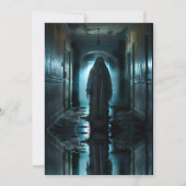 Invitation La fête d'Halloween Déplaisante à l'étranger (Dos)