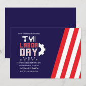 Invitation la fête du Travail (Devant / Derrière)