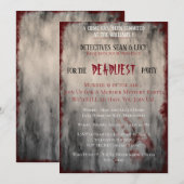 Invitation La Fête la plus meurtrière (Devant / Derrière)