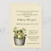 Invitation La feuille de nénuphar de la vie (Devant / Derrière)