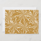 Invitation La feuille d'or monte en ballon l'invitation de (Dos)