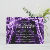 Invitation La ficelle de fête d'anniversaire de surprise (Debout devant)