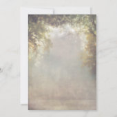 Invitation La ficelle rêveuse d'arbre allume le baby shower (Dos)