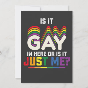 Invitation La Fierté LGBT Est Gay Ici Ou Est-Ce Juste Moi