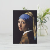 Invitation La Fille Avec La Perle Qui Épouse (Debout devant)