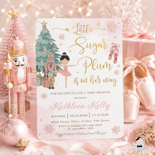 Invitation La fille de l'hiver merveilleux de Casse-Noisette