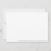 Invitation "La fille et l'araignée." Imaginaire. (Dos)