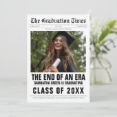Invitation La fin d'une ère de Graduation (Debout devant)