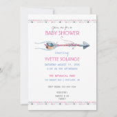 Invitation La flèche de couleur d'eau tribale pleut à chaque (Devant)