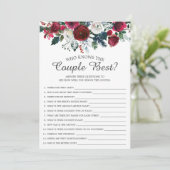 Invitation La Fleur d'hiver qui connaît le meilleur jeu de ma (Debout devant)