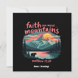 Invitation La foi peut déplacer les montagnes Matthieu 17:20