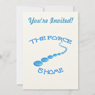 Invitation La force est la maison Frisbee