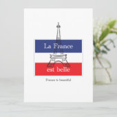Invitation La France est belle (Debout devant)