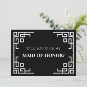 Invitation La frontière de Black Swirl sera-tu ma servante d' (Debout devant)