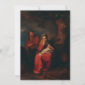 Invitation La Fuite en Égypte par Abraham Bloemaert (Devant)