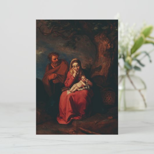 Invitation La Fuite en Égypte par Abraham Bloemaert (Debout devant)