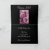Invitation La FUTURE BELLE-SOEUR de roses ROSES soit ma (Intérieur)