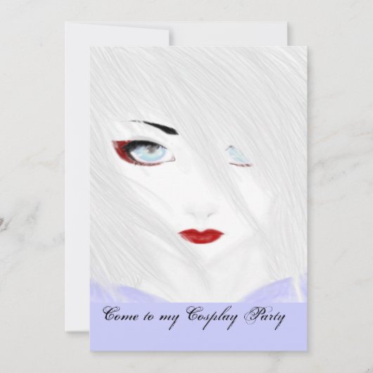 Invitation La Geisha des neiges (Devant)