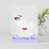 Invitation La Geisha des neiges (Debout devant)