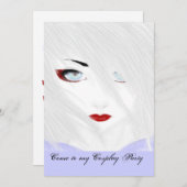 Invitation La Geisha des neiges (Devant / Derrière)