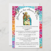 Invitation La gloire espagnole à Dieu Dîner de Noël chrétien (Devant)