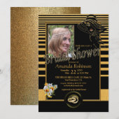 Invitation La grande Fête des mariées de Gatsby (Devant / Derrière)