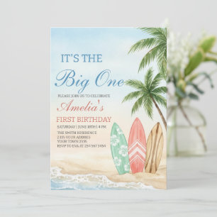 Invitation La Grande Première Plage Surf 1er Anniversaire
