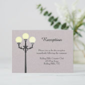 Invitation La Grande Réception De Mariage Facile (Debout devant)