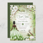 Invitation La Grenouille Prince Fairytale Princesse Sweet 16<br><div class="desc">*~*~*~* Un rêve de conte de fées se réalise. Votre journée spéciale mérite un design d'invitation très spécial. J'ai mis tant de temps et de soin à concevoir cette invitation et je suis AMOUREUX avec elle. J'espère que vous aussi ! Cette élégante invitation à l'anniversaire présente tant de belles fleurs...</div>