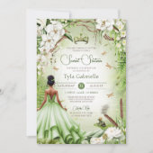 Invitation La Grenouille Prince Fairytale Princesse Sweet six (Devant)