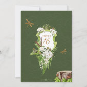 Invitation La Grenouille Prince Fairytale Princesse Sweet six (Dos)