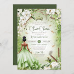 Invitation La Grenouille Prince Fairytale Princesse Sweet six<br><div class="desc">*~*~*~* Un rêve de conte de fées se réalise. Votre journée spéciale mérite un design d'invitation très spécial. J'ai mis tant de temps et de soin à concevoir cette invitation et je suis AMOUREUX avec elle. J'espère que vous aussi ! Cette élégante invitation à l'anniversaire présente tant de belles fleurs...</div>