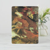 Invitation La Guerre par Arnold Böcklin, Halloween vintage (Debout devant)