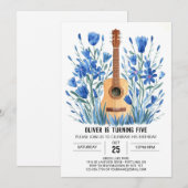 Invitation La guitare du musicien numérique (Devant / Derrière)