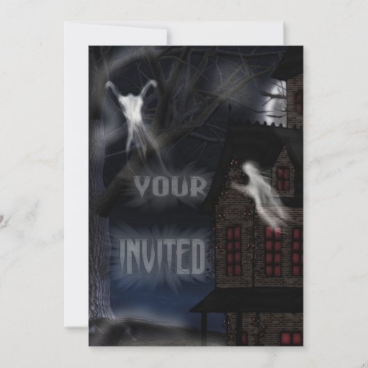 Invitation La Haunée À Willowstone (Devant)