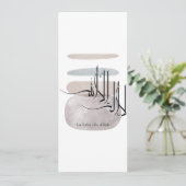 Invitation La ilaha illa Allah Calligraphie arabe – Minimal (Debout devant)