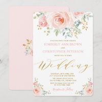 La jolie aquarelle rougissent mariage rose floral