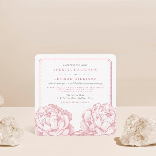 Invitation La jolie collection de Mariages floraux Peony